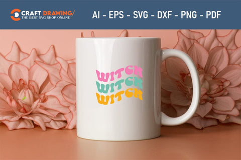 Witch Halloween Svg, Halloween Png , Halloween Clipart, Ghost Svg, Halloween Shirt Svg, Hippie Svg, Retro Svg, Svg Bundle, Sublimation Designs SVG Debashish Barman 
