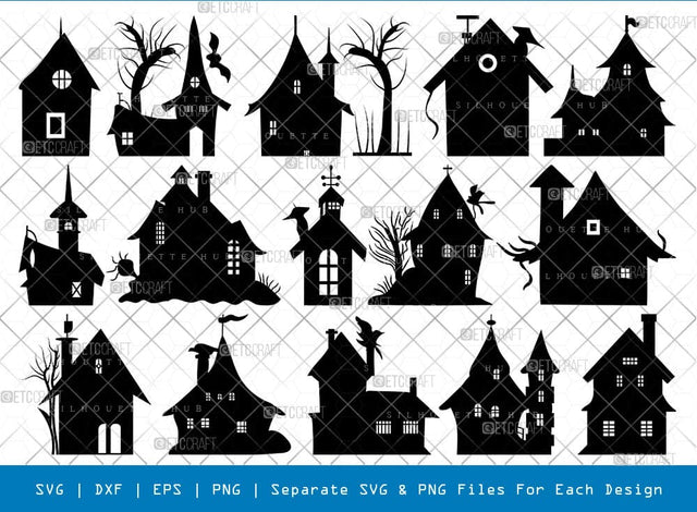 Witch House Svg Cricut Cut Files Png Bundle, SB01153 SVG ETC Craft 