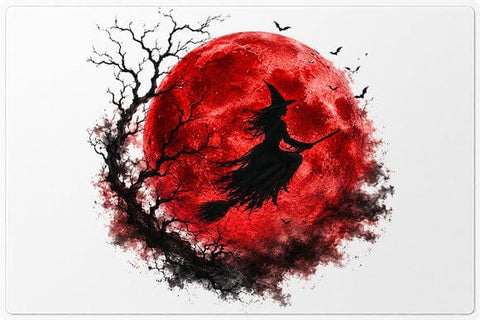 Witch Moon PNG Flying Halloween Witch Digital Download SVG BillahCrafts 
