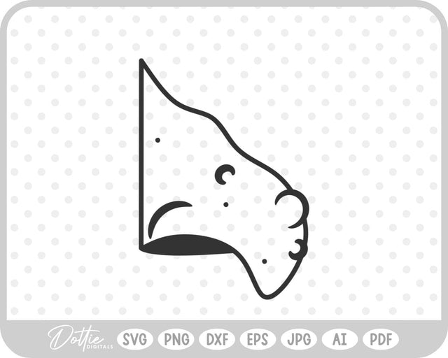 Witch Nose Warts Halloween SVG DottieDigitals 