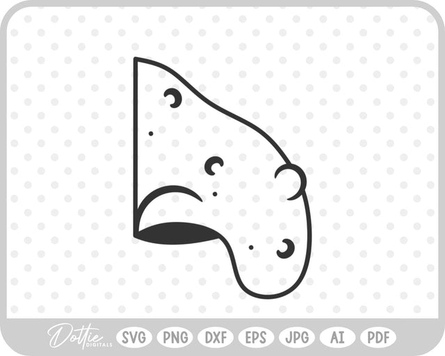 Witch Nose Warts Halloween SVG DottieDigitals 