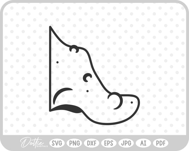 Witch Nose Warts Halloween SVG DottieDigitals 