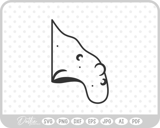 Witch Nose Warts Halloween SVG DottieDigitals 