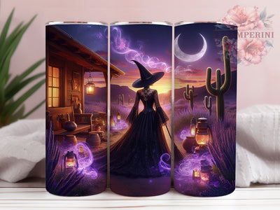Witch of West Gothic Cowgirl Halloween Tumbler, Gothic Cowgirl, Halloween Tumbler, Spooky Wrap, Western Witch, Dark Aesthetic, 20Oz Sublimation Sublimation Li Zamperini 