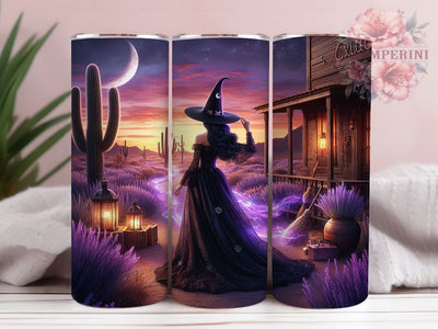 Witch of West Gothic Cowgirl Halloween Tumbler, Gothic Cowgirl, Halloween Tumbler, Spooky Wrap, Western Witch, Dark Aesthetic, 20Oz Sublimation Sublimation Li Zamperini 