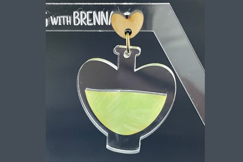 Witch Potion Earrings Bundle Laser SVG File SVG Crafting With Brenna 