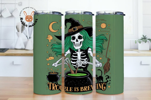 Witch Skeleton Halloween Snarky Tumbler Png, Sarcastic Png, Funny Sublimation Design, Skeleton Clipart Sublimation Rabbitmakies 