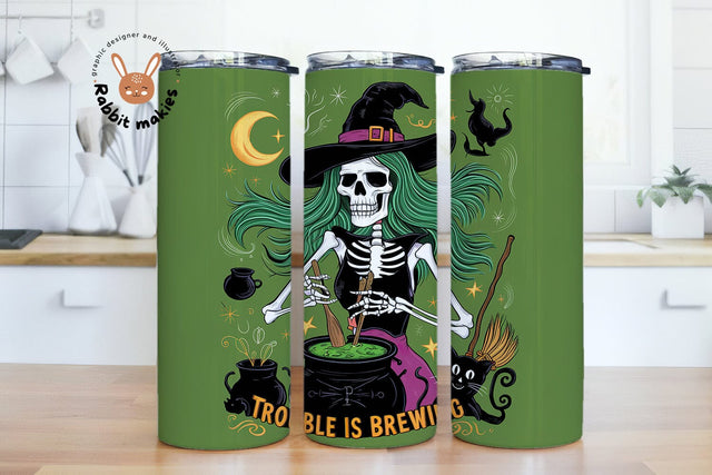 Witch Skeleton Halloween Snarky Tumbler Png, Sarcastic Png, Funny Sublimation Design, Skeleton Clipart Sublimation Rabbitmakies 