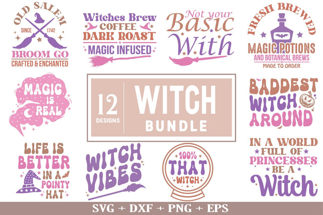 Witch Svg Design Bundle SVG Rupkotha 