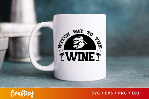 Witch way to the wine SVG Design SVG Designangry 