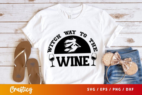 Witch way to the wine SVG Design SVG Designangry 