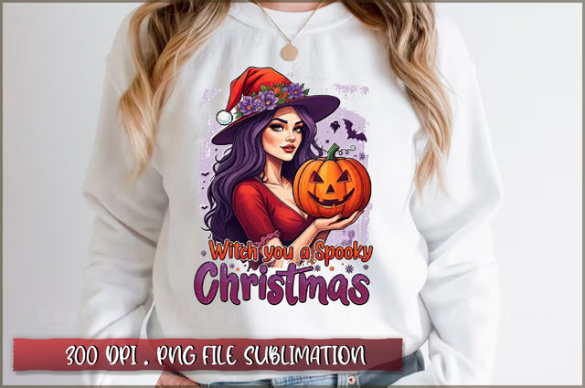 Witch you a spooky christmas Sublimation Sublimation Shetara Begum 