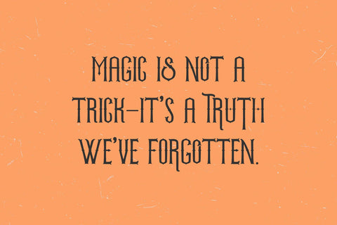 Witchborne Serif - A Tarot Card Font Font Beck McCormick 