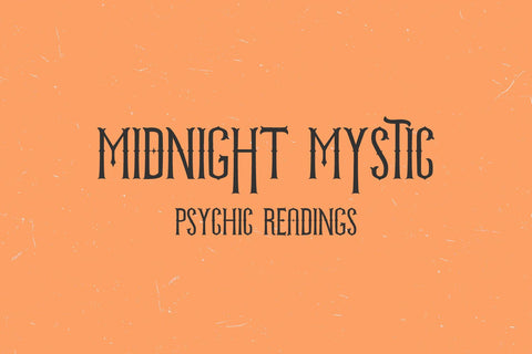 Witchborne Serif - A Tarot Card Font Font Beck McCormick 