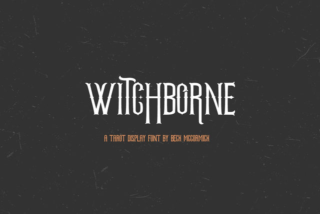 Witchborne Serif - A Tarot Card Font Font Beck McCormick 