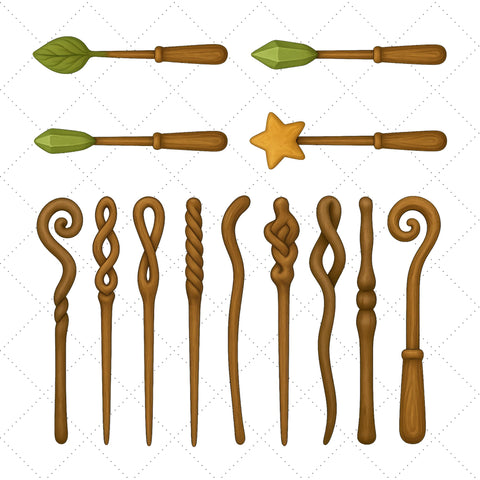 Witches and Wands PNG | Halloween PNG SVG Paige Cole Studio 