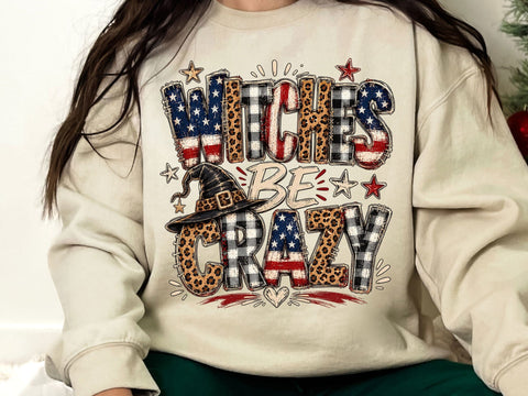 Witches Be Crazy Patriotic PNG Clipart SVG artprintfile 