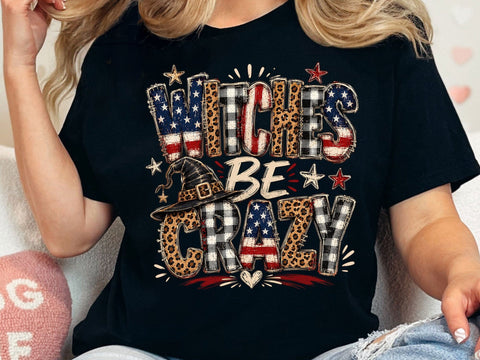 Witches Be Crazy Patriotic PNG Clipart SVG artprintfile 