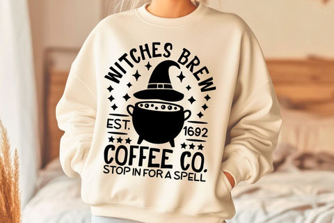 Witches Brew Coffee Co| Witches Coffee SVG Cutting Files. SVG CosmosFineArt 