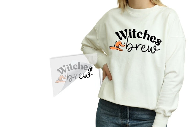 Witches Brew Halloween DTF Heat Transfer Physical So Fontsy T-Shirt Iron-On Transfer Shop 4x4