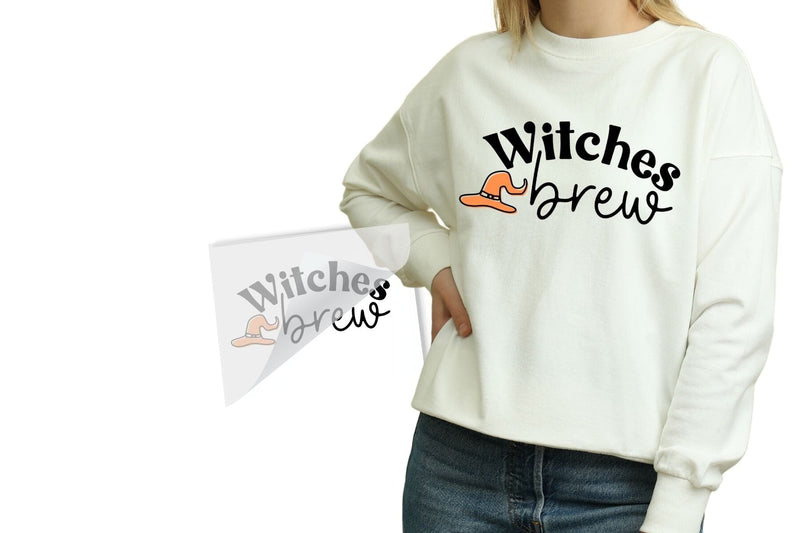Witches Brew Halloween DTF Heat Transfer Physical So Fontsy T-Shirt Iron-On Transfer Shop 4x4