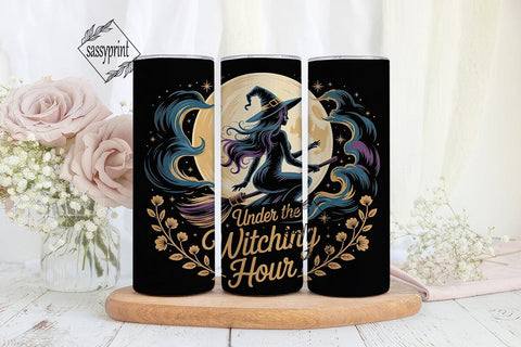 Witching Hour 20oz Tumbler Wrap Sublimation sassyprint 