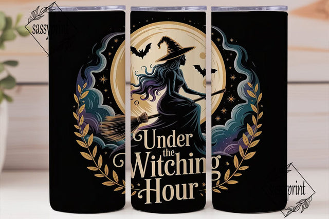Witching Hour 20oz Tumbler Wrap Sublimation sassyprint 