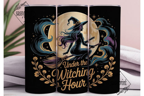 Witching Hour 20oz Tumbler Wrap Sublimation sassyprint 
