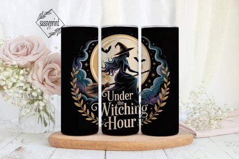 Witching Hour 20oz Tumbler Wrap Sublimation sassyprint 