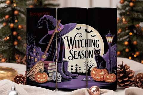 Witching Season 20oz Tumbler Wrap Sublimation DesignSVG 
