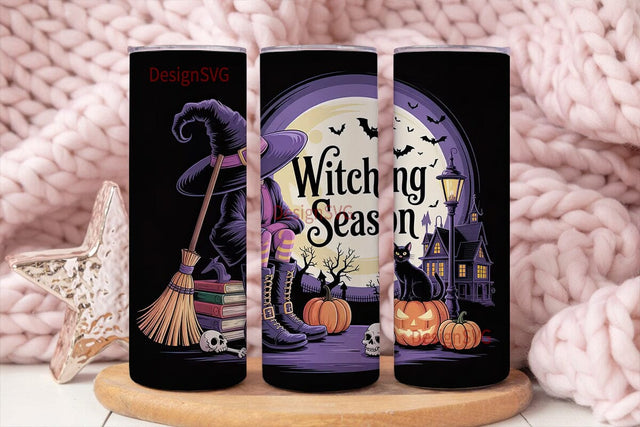 Witching Season 20oz Tumbler Wrap Sublimation DesignSVG 