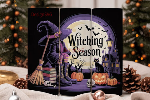 Witching Season 20oz Tumbler Wrap Sublimation DesignSVG 