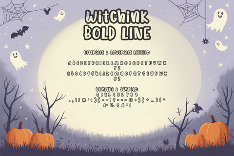 Witchink Font Bundle – Cute Halloween Handwritten Fonts Pack Font TonisArtStudio 