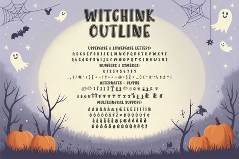 Witchink Font Bundle – Cute Halloween Handwritten Fonts Pack Font TonisArtStudio 