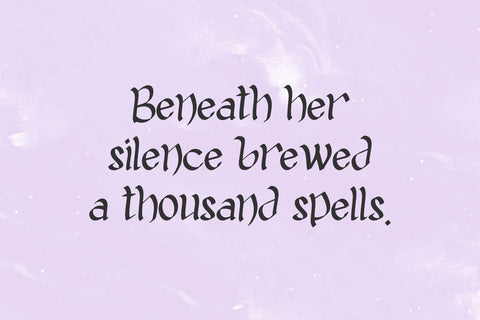 Witchlore Display Font Font Beck McCormick 