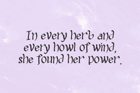 Witchmark Serif - A Tarot Font Font Beck McCormick 