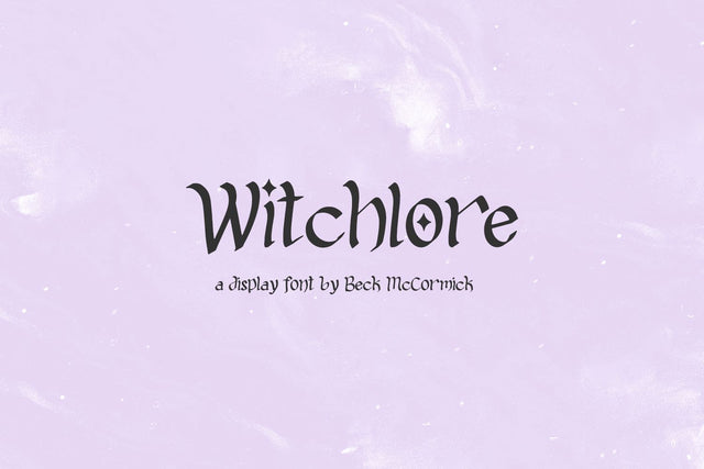 Witchmark Serif - A Tarot Font Font Beck McCormick 