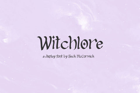 Witchmark Serif - A Tarot Font Font Beck McCormick 