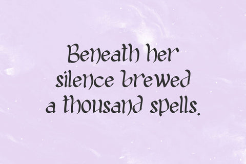 Witchmark Serif - A Tarot Font Font Beck McCormick 