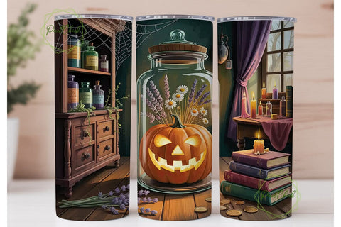Witch's Apothecary 20oz Tumbler Wrap Sublimation PixelChick 