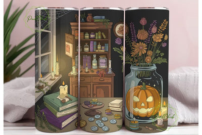 Witch's Apothecary 20oz Tumbler Wrap Sublimation PixelChick 