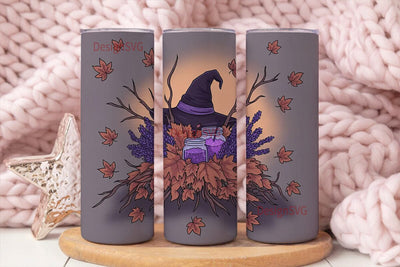 Witch's Autumn Potion 20oz Tumbler Wrap Sublimation DesignSVG 
