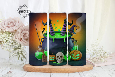 Witch's Brew 20oz Tumbler Wrap Sublimation sassyprint 
