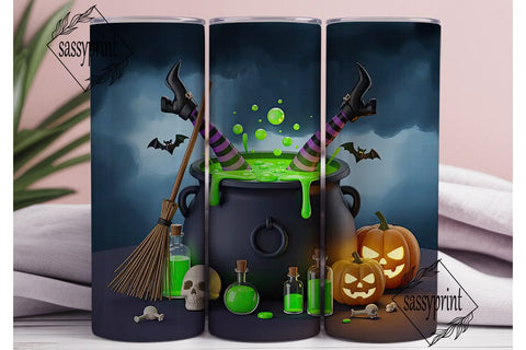 Witch's Brew 20oz Tumbler Wrap Sublimation sassyprint 