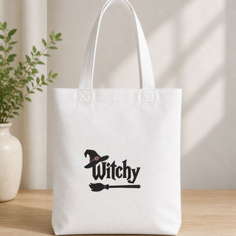 Witchy Halloween Machine Embroidery Design – Witch Hat & Broom Embroidery File Embroidery/Applique DESIGNS PatternFeed8 