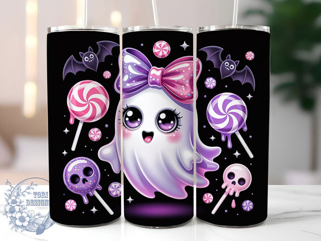 Witchy Halloween Pastel Tumbler Wrap, Witchy Tumbler Wrap, 20oz Skinny Tumbler, Cute Spooky Png, Sublimation Design, Pastel Goth Tumbler, Tumbler Wrap Download Sublimation ToriDesigns 