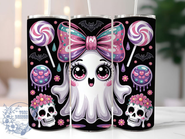 Witchy Halloween Pastel Tumbler Wrap, Witchy Tumbler Wrap, 20oz Skinny Tumbler, Cute Spooky Png, Sublimation Design, Pastel Goth Tumbler, Tumbler Wrap Download Sublimation ToriDesigns 