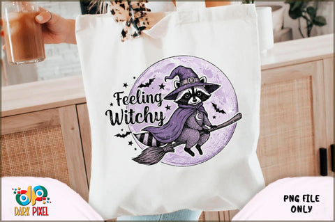 Witchy Halloween Tote Bag PNG Bundle Sublimation Shetara Begum 