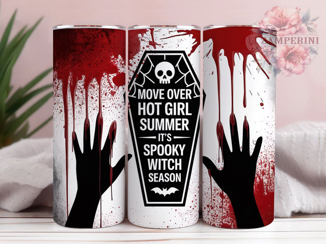 Witchy Hot Ghoul Halloween Tumbler Wrap, Hot Ghoul Summer Png, 20oz Skinny Tumbler, Sublimation Download, Witch Tumbler Wrap, Funny Halloween Png, Witchy Vibes Tumbler Sublimation Li Zamperini 