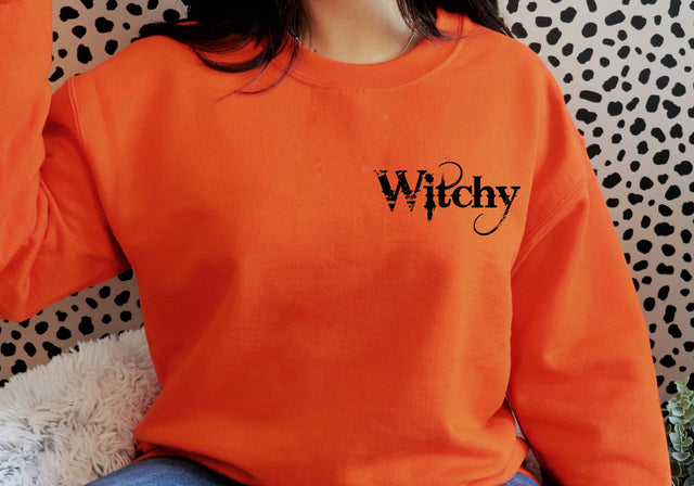 Witchy PNG | Grunge Halloween Typography | Distressed Witch Aesthetic Design Sublimation Print Perfect Design Shop 